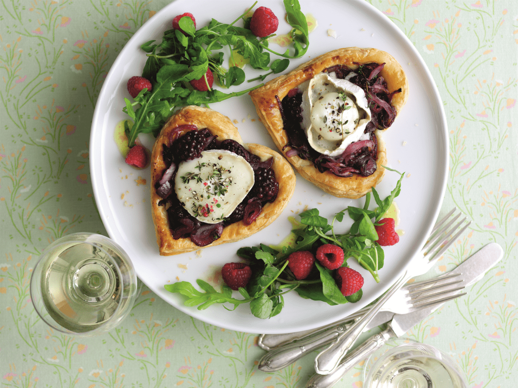 Blackberry & Goats Cheese Tart