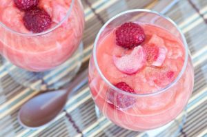 Rhubarb Strawberry Smoothie