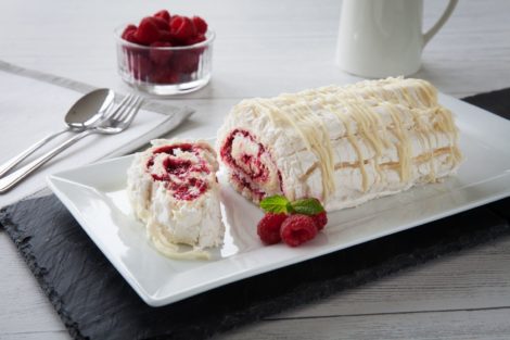 Raspberry Roulade