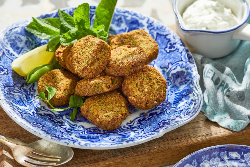 Minted-Pea-and-Edamame-Fritters_group