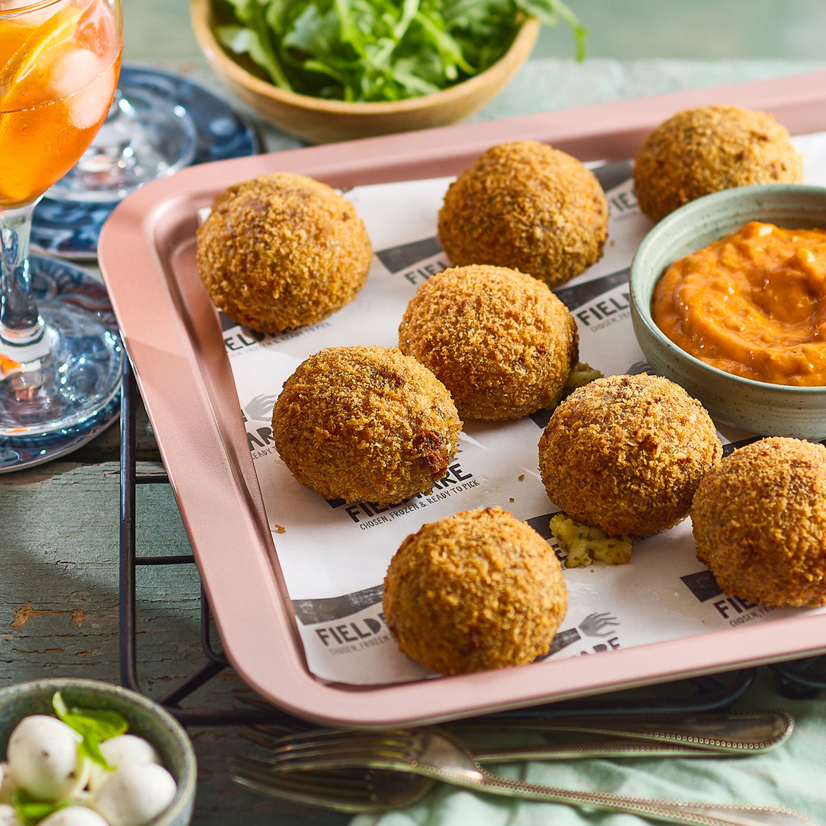 Cheesy Arancini test