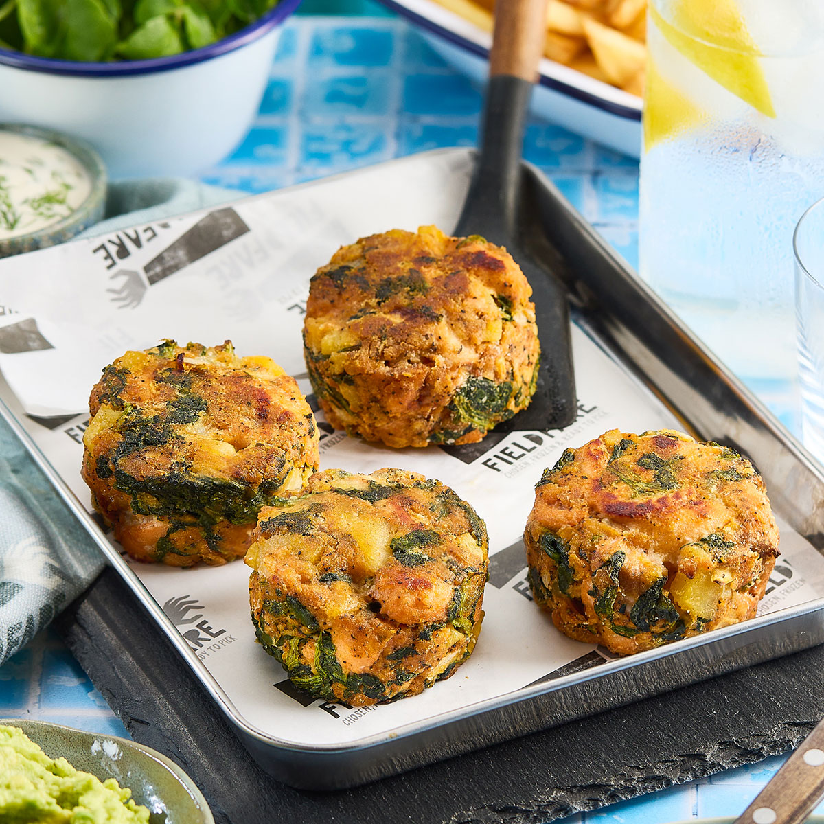 Salmon & Spinach Naked Fishcake