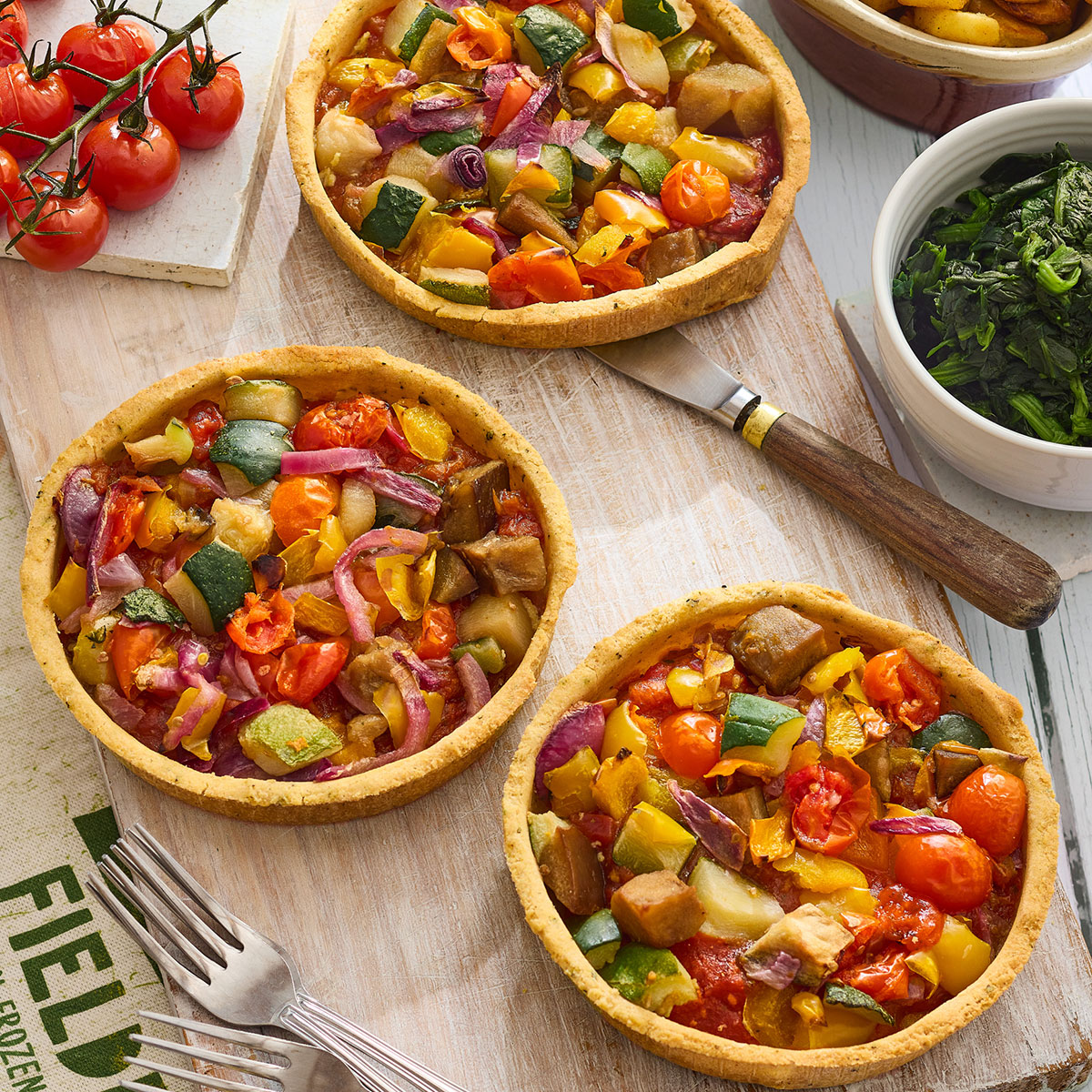 Rustic Roasted Vegetable Tart
